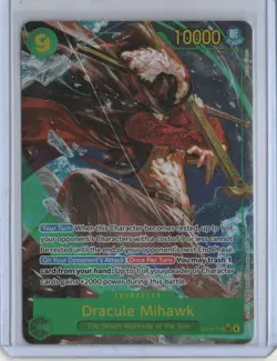 ONE PIECE THE AZURE SEA'S SEVEN DRACULE MIHAWK OP14-119 ALTERNATE ART FOIL - Image 1