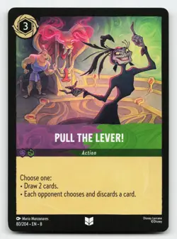 Pull the Lever! 31/P2 Promo Disney Lorcana Promo Cards Lorcana Card - Image 1