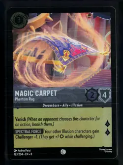 Aladdin - Vigilant Guard 29 Disney Lorcana Promo Cards Lorcana Cold Foil NM - Image 1
