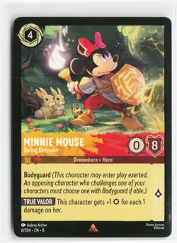 Minnie Mouse - Daring Defender 35 Promo Disney Lorcana Promo Cards Lorcana NM - Image 1