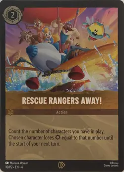 Rescue Rangers Away! 10 Promo Disney Lorcana Promo Cards Lorcana Cold Foil NM - Image 1