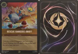 Rescue Rangers Away! 10 Promo Disney Lorcana Promo Cards Lorcana Cold Foil NM - Image 3