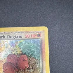 Pokemon Dark Dugtrio Card 6/82 1st Edition - Image 3