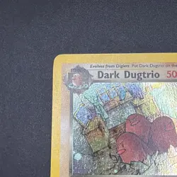 Pokemon Dark Dugtrio Card 6/82 1st Edition - Image 4