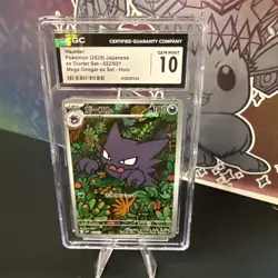CGC 10 Gem Mint – Haunter 022/021 – Japanese - Mega Gengar EX Set – Pokemon Card - Image 1