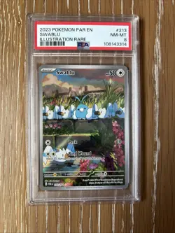 Swablu 213/182 Sv04: Paradox Rift Holo Card PSA 8 - Image 1