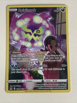 Pokemon Spiritomb TG09/TG30 Lost Origin - Trainer Gallery NM - Plus Free Card A - Image 1