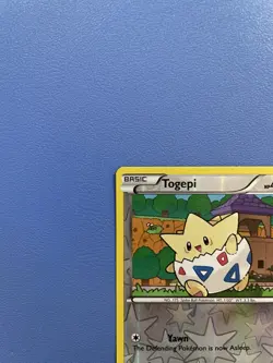 Togepi 102/135 Reverse Holo Common Plasma Storm Pokemon Card - Lightly Played - Image 2
