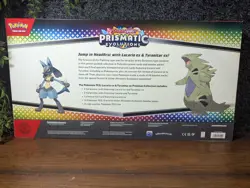 Pokemon TCG SV Prismatic Evolutions Lucario EX & Tyranitar EX Premium Collection - Image 2
