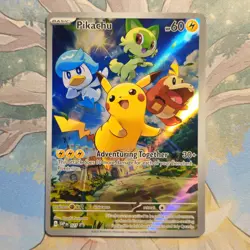 Pokemon - Pikachu - SVP027 - SV Black Star Promos - Full Art Promo - Image 1