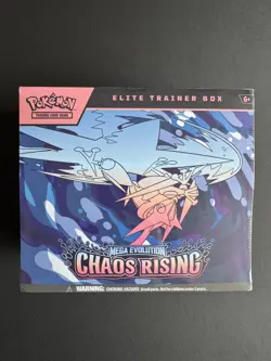 Pokemon TCG - Mega Evolution - Chaos Rising Elite Trainer Box - New & Sealed - Image 1