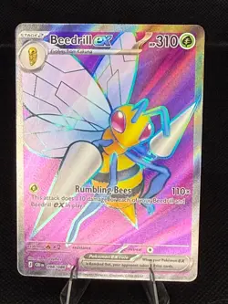 Beedrill ex 098/086 Ultra Rare Chaos Rising Pokemon Near Mint - Image 1