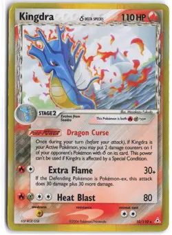 Kingdra 10/110 Holo Rare Holon Phantoms Pokemon HP - Image 1