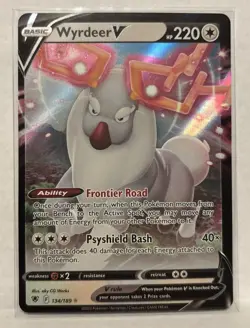 Wyrdeer V 134/189 Full Art NM/M Astral Radiance Pokemon Card - Image 1