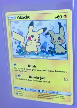 The Pokemon Company Pokemon TCG Pikachu SM162 Promo Holo 60 HP Eng 2019 - Image 1