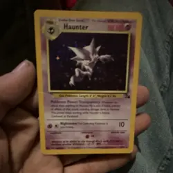 Pokemon TCG Haunter 50HP 21/62 Fossil Base Set holo!!!!! - Image 2