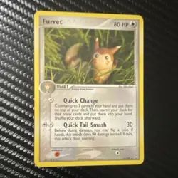 Furret 22/109 Team Rocket Returns Non Holo Rare Pokemon - Image 1