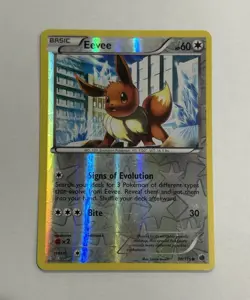 Pokemon Eevee 90/116 Plasma Freeze Reverse Holo Pokemon TCG MP - Image 1