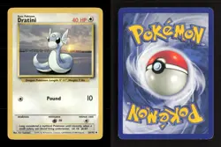 Dratini 26/102 Base Set Unlimited MP Pokemon - Image 3
