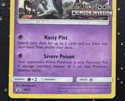 Salazzle SM73 STAFF Prerelease Promo LP Holo Crimson Invasion Pokemon - Image 4