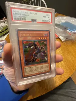 PSA 8 NM-Mt Strike Ninja IOC-007 2004 YUGIOH Reprint Unlimited - Image 1