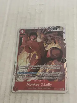 One Piece The Time Of Battle Monkey D Luffy OP16-015 SR English - Image 1