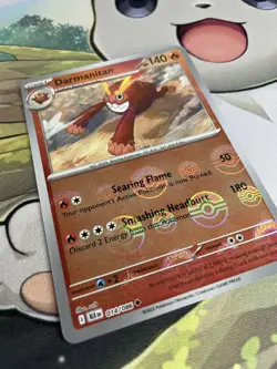 Pokemon TCG: Darmanitan (Poke Ball Pattern) 014/086 Sv: Black Bolt Holo - Image 2
