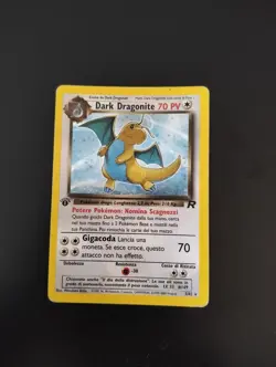 Pokemon Dark Dragonite 5/82 - Team Rocket - Prima Edizione ITA HOLO - Image 1