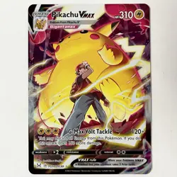 Pokemon Pikachu VMAX TG17/TG30 Lost Origin VMax Holo Trainer Gallery LP - Image 1