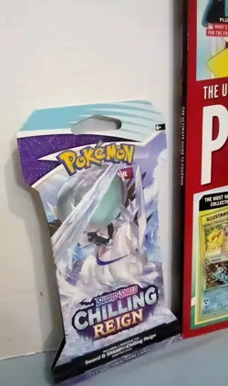 Pokemon The Ultimate Guide Magazine & Chilling Reign Sleeved Booster Packs - Image 2