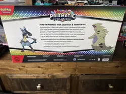Lucario And Tyranitar Ex Pokemon TCG Prismatic EX Premium Collection Box Set - Image 1