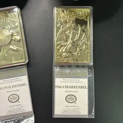Pokemon TCG 24k Gold Plated Card With Ball Limited Edition Charizard + - Image 4