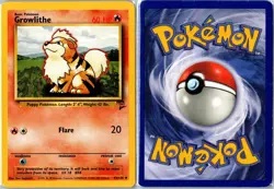 Pokemon Card - Growlithe 42/130 Base Set 2 Uncommon Moderately Played - Image 3