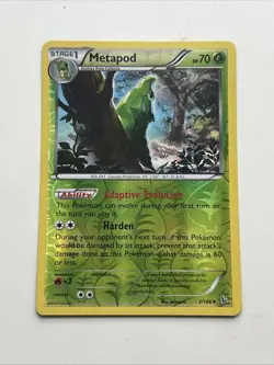 Metapod 2/106 Pokemon TCG XY Flashfire Reverse Holo Uncommon - Image 1