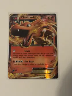 Pokemon Charizard EX 11/106 Flashfire Holo Ultra Rare English 180 HP Basic - Image 1