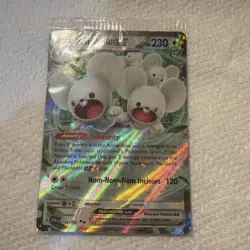 Pokemon TCG Maushold EX 155/182 Black Star Promo Paldea Adventure Chest Sealed - Image 1