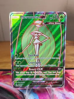 Pokemon Tcg Pheromosa GX (Full Art) 140/156 Sm-Ultra Prism Holo - Image 1