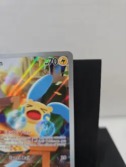 Pokemon TCG Minun Card 194/182 Paradox Rift IR Holo NM Condition - Image 2