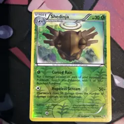 Pokemon TCG LP Roaring Skies Reverse Holo * Shedinja 11/108 - Image 1