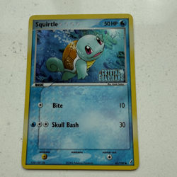 Pokemon Squirtle 63/100 EX Crystal Guardians Reverse Holo - Image 1