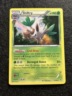 Pokemon Shiftry 7/106 Holo Rare XY FlashFire NM - Image 1
