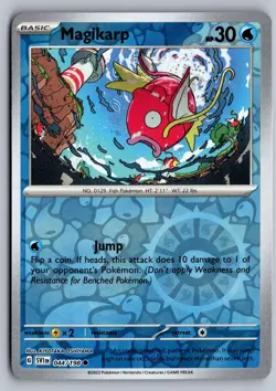 Magikarp 044/198 Common Scarlet & Violet Pokemon Reverse Holo Near Mint - Image 1