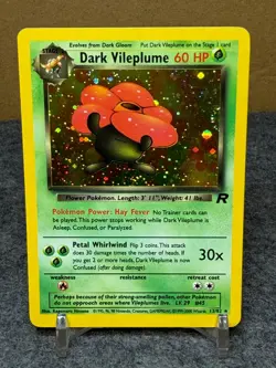 Dark Vileplume Holo 13/82 - Pokemon TCG Team Rocket EX/NM - Image 1