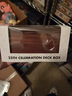 Pokemon TCG - 25th Anniversry Celebration Wooden Ultra Pro Deck Box - Image 2