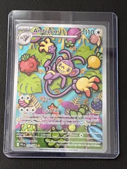 Ambipom 107/094 - 2025 Pokemon Phantasmal Flames Illustration Rare - Full Art - Image 1