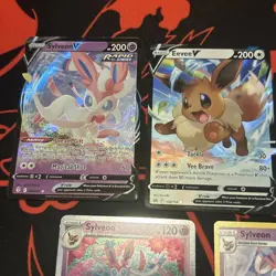 Pokemon Sylveon And Eevee Card Lot NM/LP Promo And Vs - Image 2
