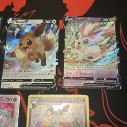 Pokemon Sylveon And Eevee Card Lot NM/LP Promo And Vs - Image 3
