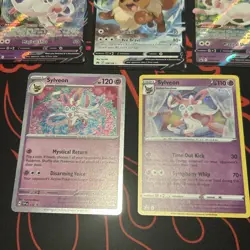 Pokemon Sylveon And Eevee Card Lot NM/LP Promo And Vs - Image 4
