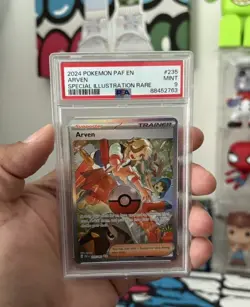 2024 Pokemon Paf EN-Paldean Fates Arven #235 Special Illustration Rare PSA 9 - Image 1