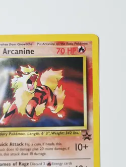 Arcanine #6 Pokemon League Wizards Black Star Promo Rare 2000 LP+ - Image 4